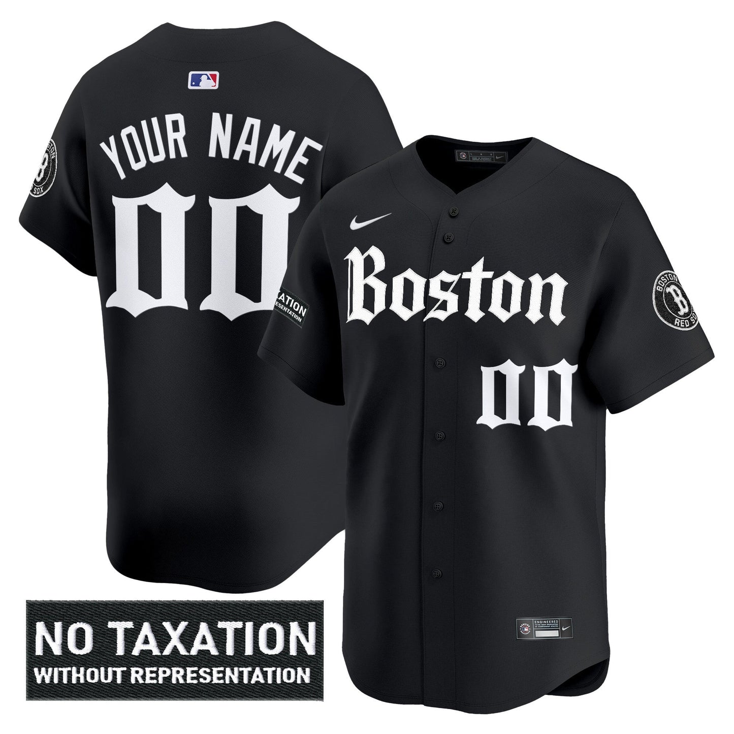 Boston Red Sox 'Retro Newspaper Edition' Vapor Premier Limited Custom Jersey - All Stitched