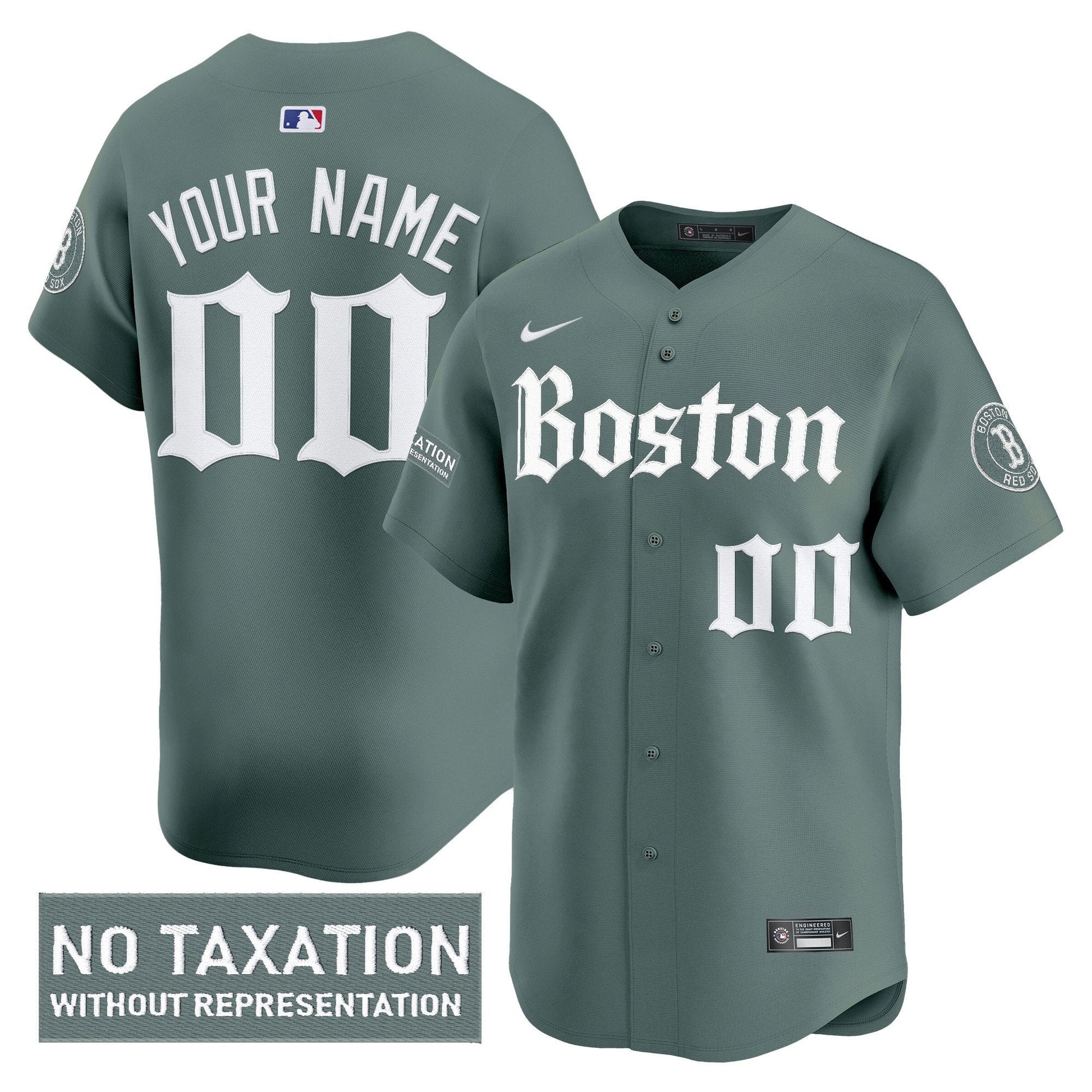 Boston Red Sox 'Retro Newspaper Edition' Vapor Premier Limited Custom Jersey - All Stitched