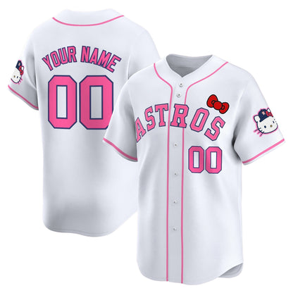 Houston Astros Hello Kitty Vapor Premier Limited Custom Jersey V2 - All Stitched