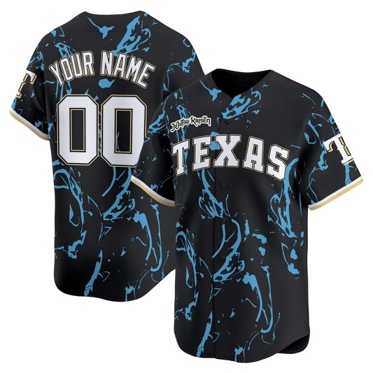 Texas Rangers x Jujutsu Kaisen Vapor Premier Limited Custom Jersey - All Stitched