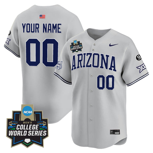 Arizona Wildcats 2025 World Series Vapor Premier Limited Custom Jersey - All Stitched