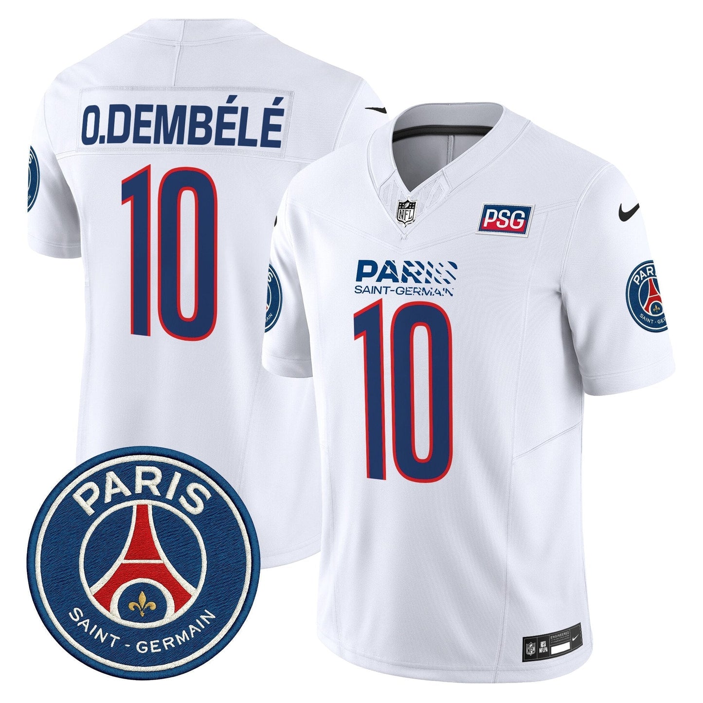 Men's Paris Saint-Germain 2025 Soccer x Football Vapor Limited Jersey - Stitched