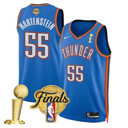 Men's Oklahoma City Thunder 2024-25 Champions Jersey - All Stitched