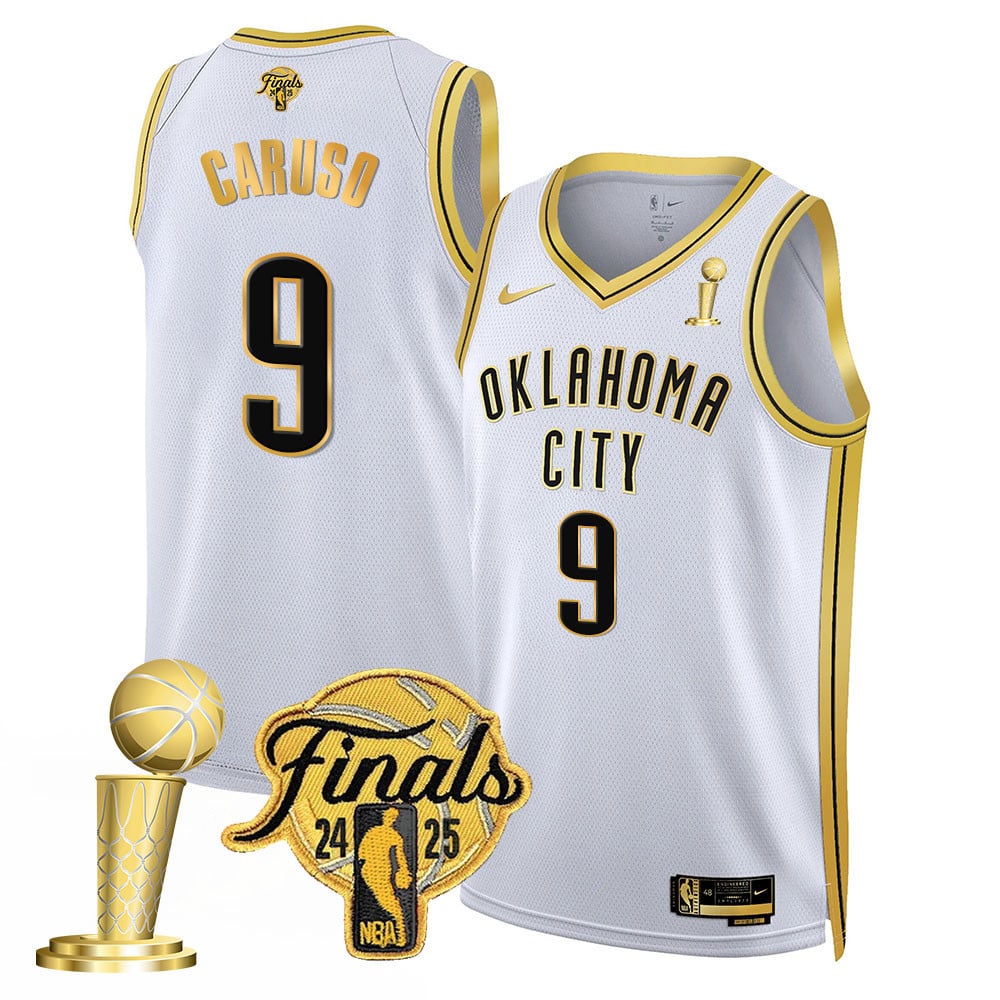 Men's Oklahoma City Thunder 2024-25 Champions Jersey - All Stitched