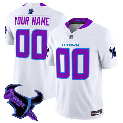 Houston Texans 2025 DJ Screw Vapor Limited Custom Jersey - All Stitched
