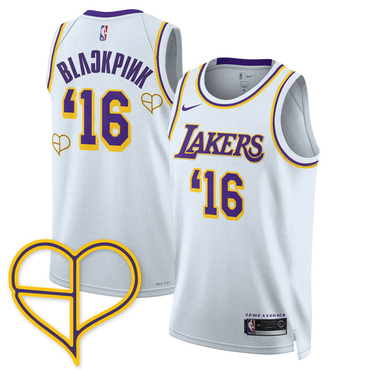Men's Los Angeles Lakers BLΛƆKPIИK 2025 Limited Jersey - All Stitched