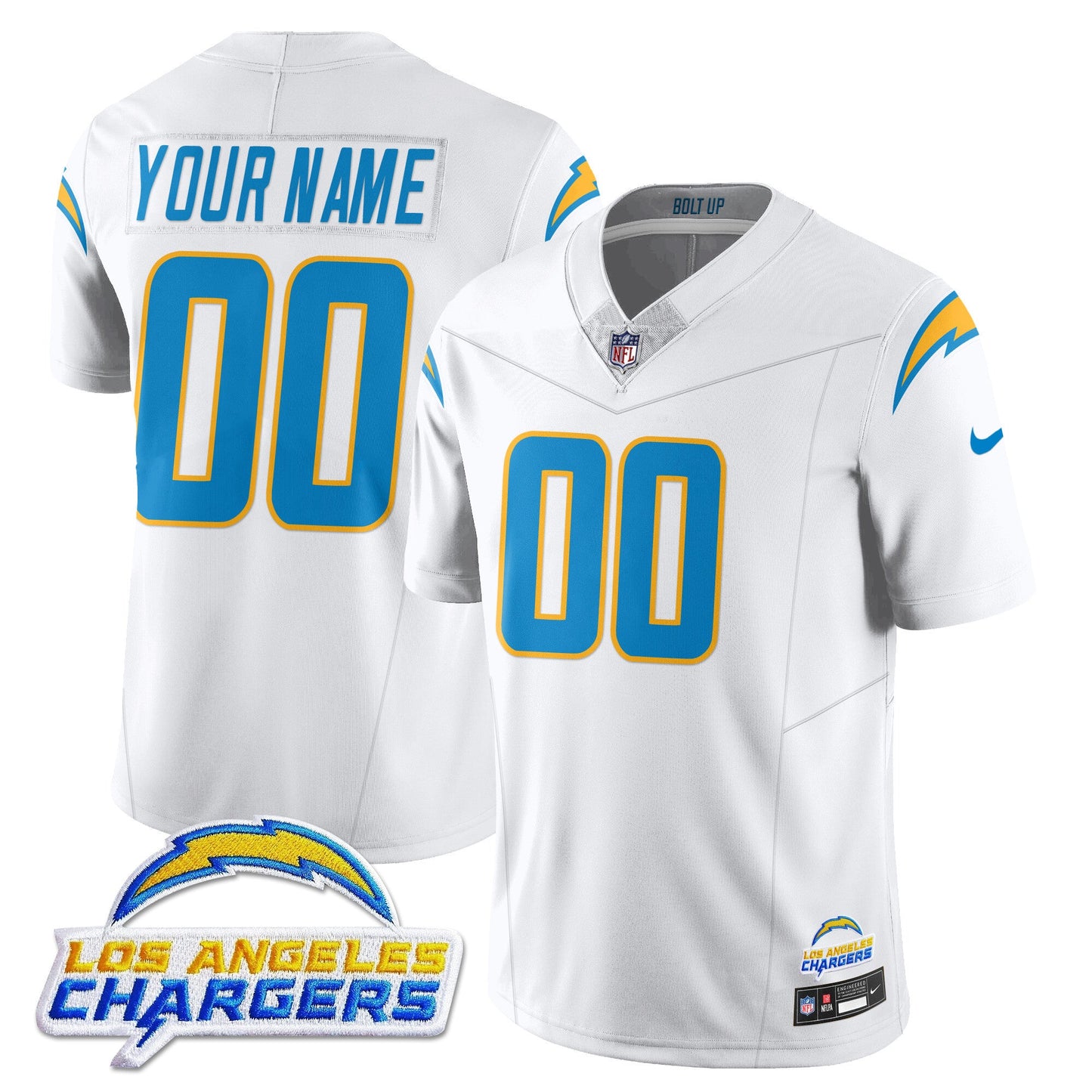 Los Angeles Chargers Alternate 2025 Custom Jersey - All Stitched