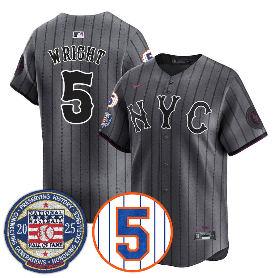 Men's New York Mets Number Retirement & Hall of Fame Gold Jersey - All Stitched