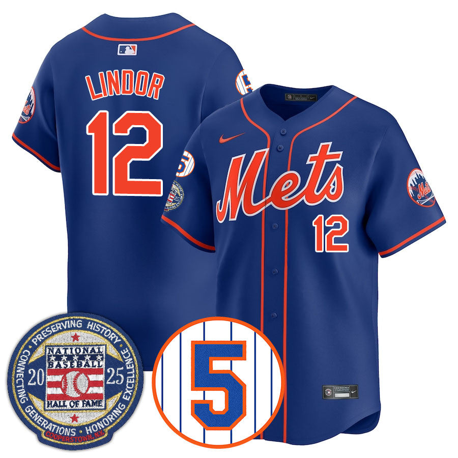 Men's New York Mets Number Retirement & Hall of Fame Gold Jersey - All Stitched