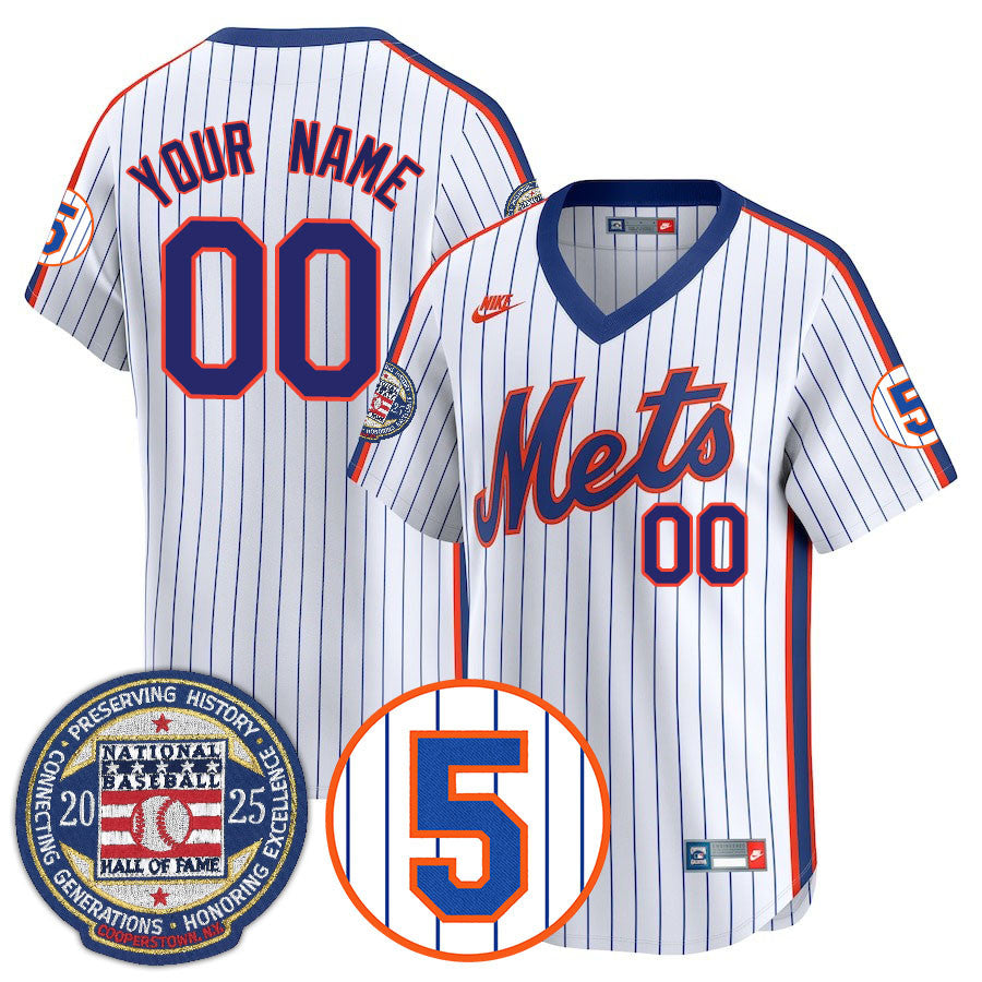 Men's New York Mets Number Retirement & Hall of Fame Gold Jersey - All Stitched