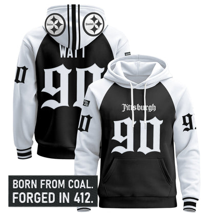 Men's Pittsburgh Steelers 'Gothic Steel City Edition' Pullover Hoodie - All Stitched