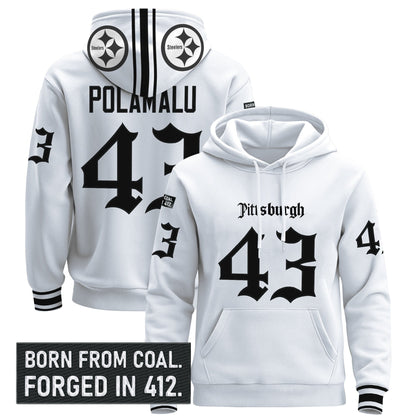 Men's Pittsburgh Steelers 'Gothic Steel City Edition' Pullover Hoodie - All Stitched