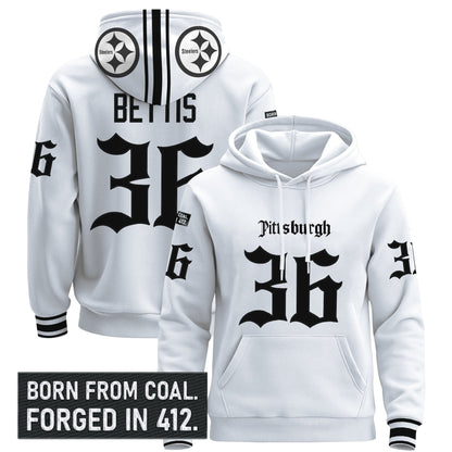 Men's Pittsburgh Steelers 'Gothic Steel City Edition' Pullover Hoodie - All Stitched