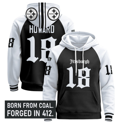 Men's Pittsburgh Steelers 'Gothic Steel City Edition' Pullover Hoodie - All Stitched