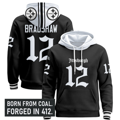 Men's Pittsburgh Steelers 'Gothic Steel City Edition' Pullover Hoodie - All Stitched