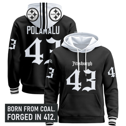 Men's Pittsburgh Steelers 'Gothic Steel City Edition' Pullover Hoodie - All Stitched