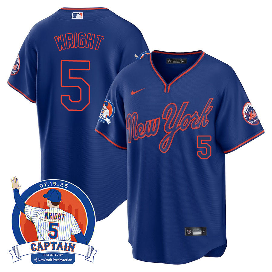Men's New York Mets David Wright "Mets Legend" Jersey - All Stitched