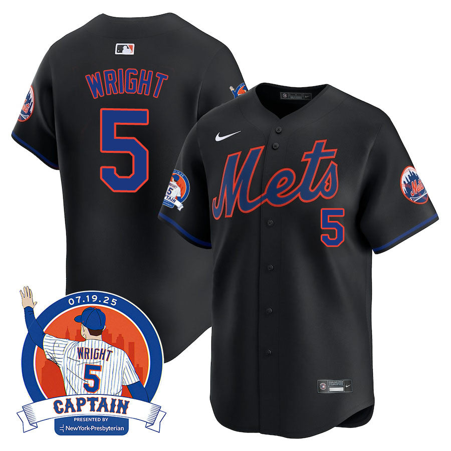 Men's New York Mets David Wright "Mets Legend" Jersey - All Stitched