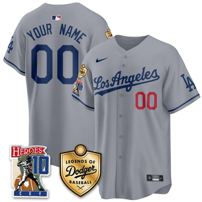 Dodgers Ron Cey "Legends Of Dodgers Baseball" Custom Jersey - All Stitched