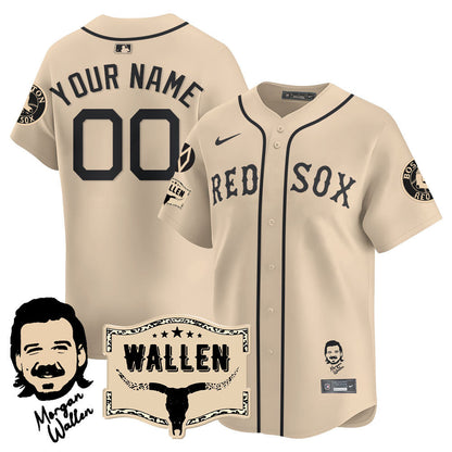 BOS Morgan Wallen 2025 Custom Jersey - All Stitched