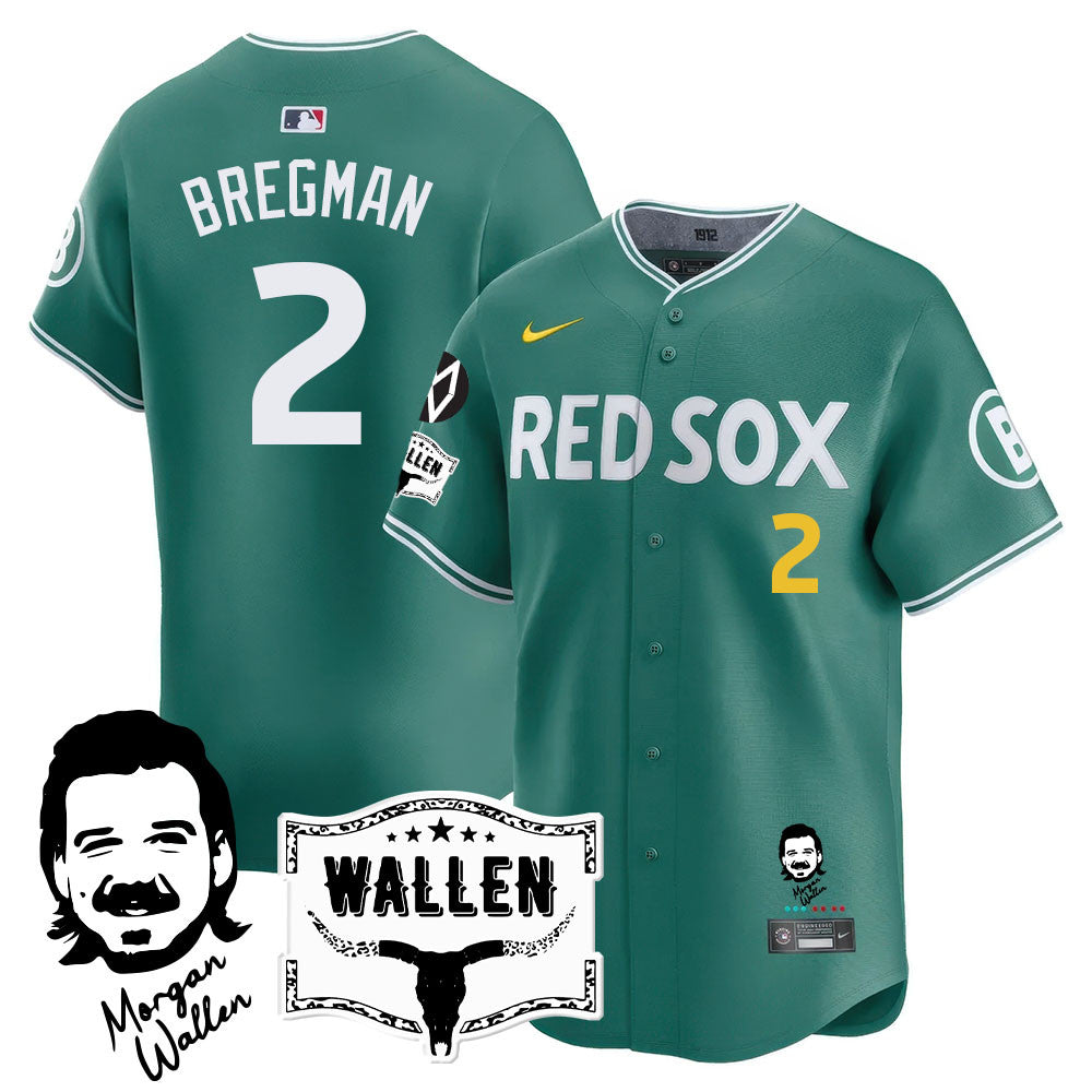 Men's Boston Red Sox Morgan Wallen 2025 Jersey - All Stitched