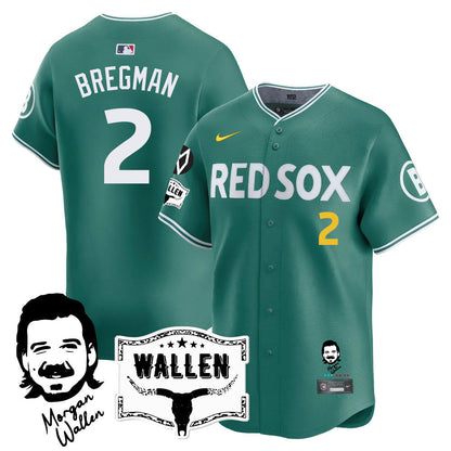 Men's Boston Red Sox Morgan Wallen 2025 Jersey - All Stitched