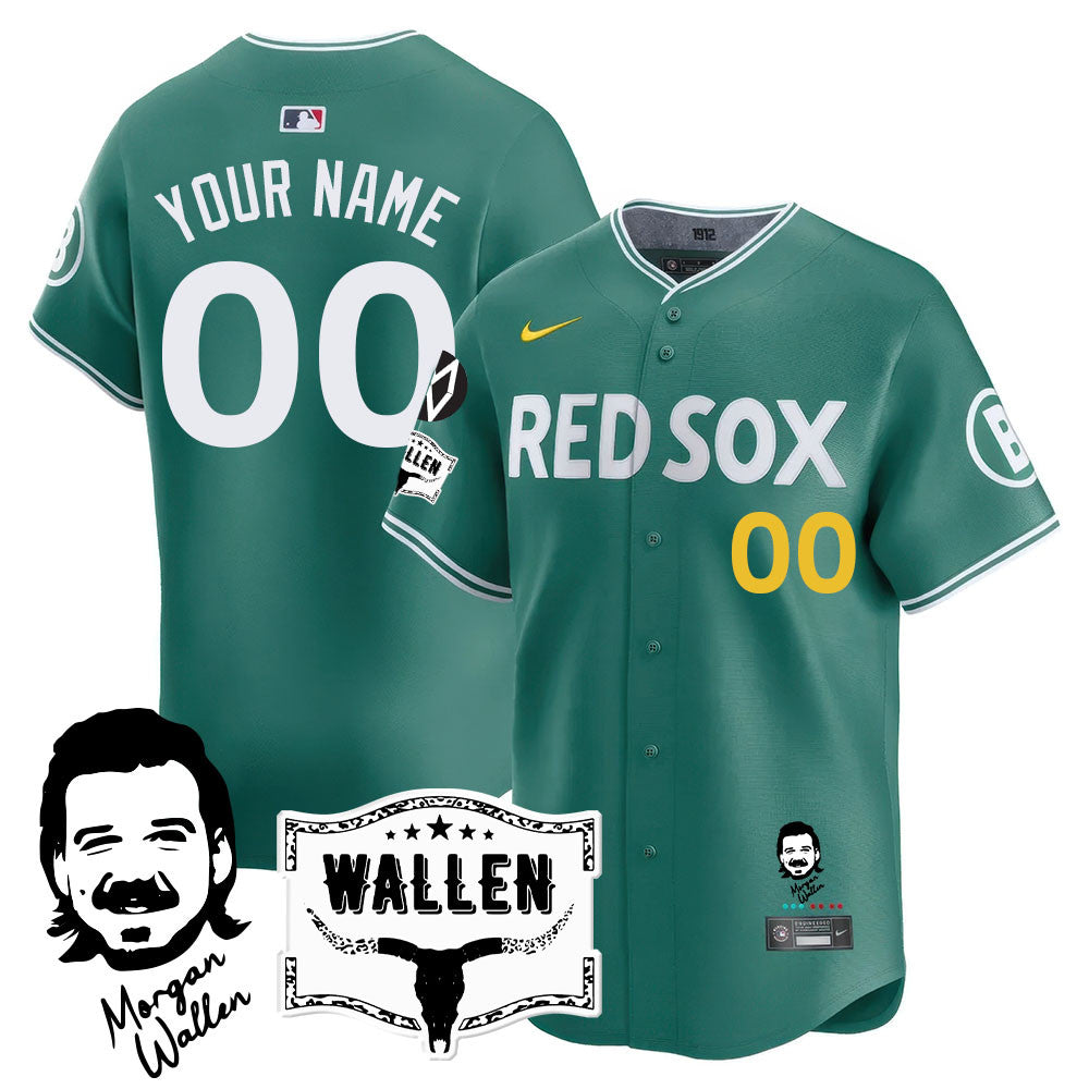 BOS Morgan Wallen 2025 Custom Jersey - All Stitched
