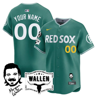 Men's Boston Red Sox Morgan Wallen 2025 Jersey - All Stitched