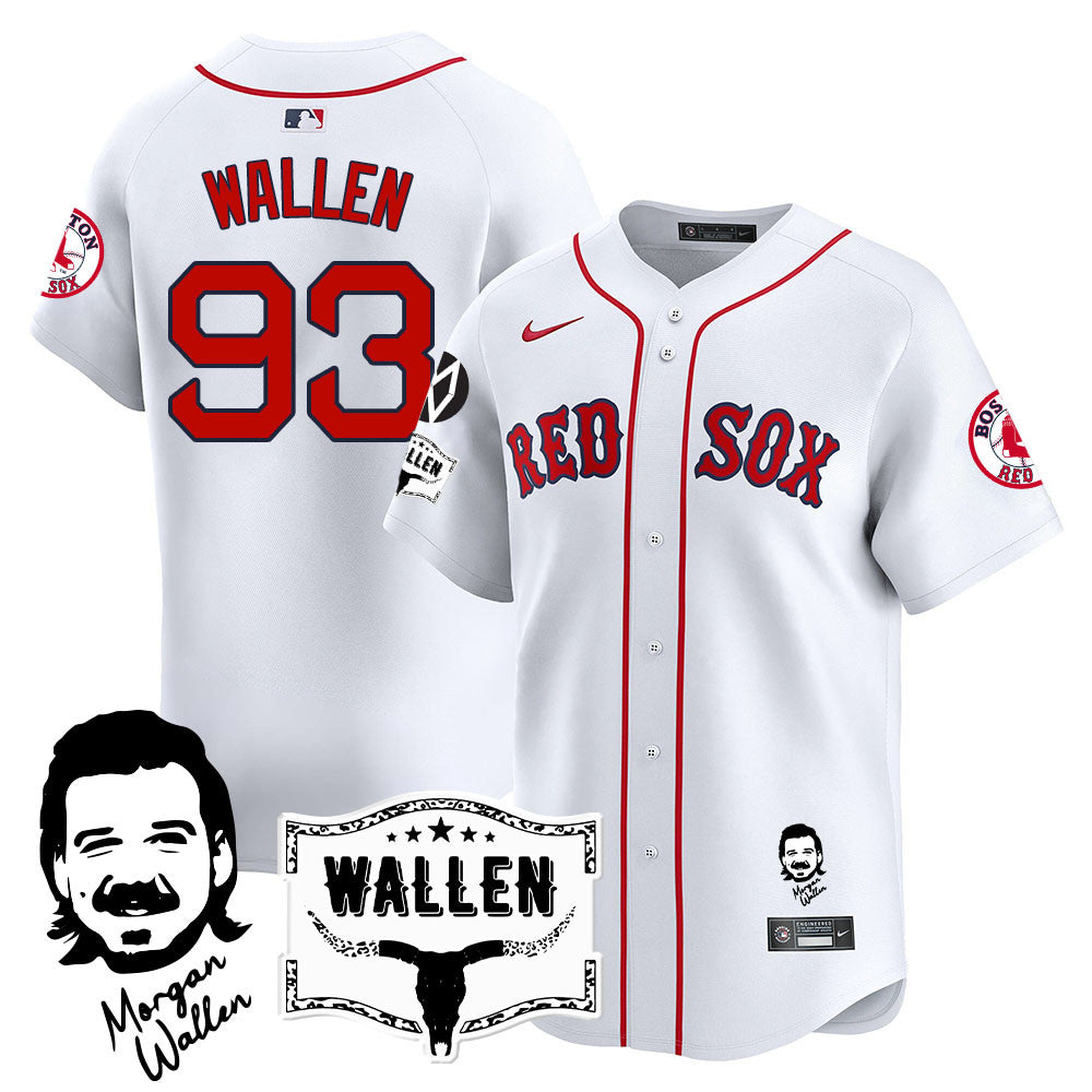 BOS Morgan Wallen 2025 Jersey - All Stitched