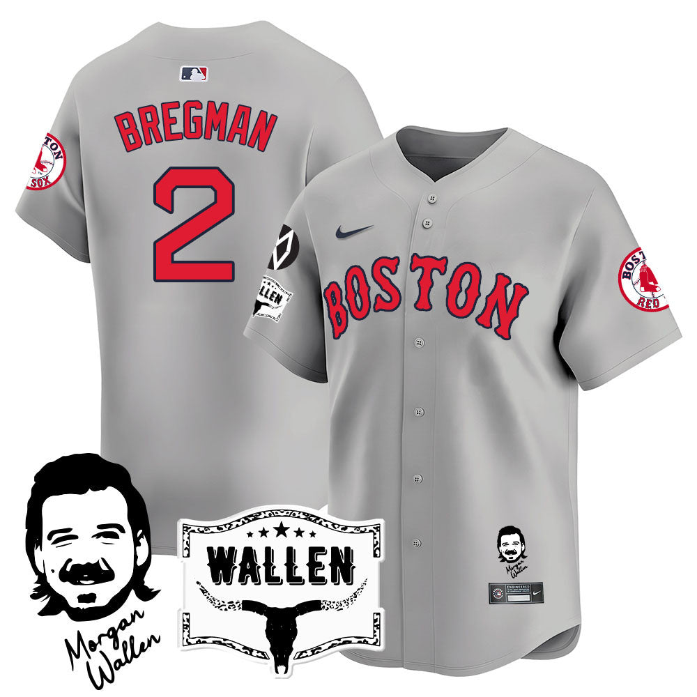 BOS Morgan Wallen 2025 Jersey - All Stitched