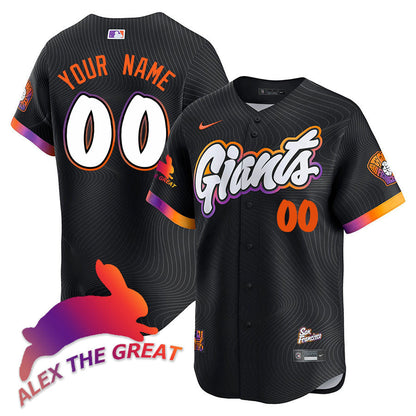 Custom SF "Alex the Great" Rabbit Memories 2025 Jersey - All Stitched