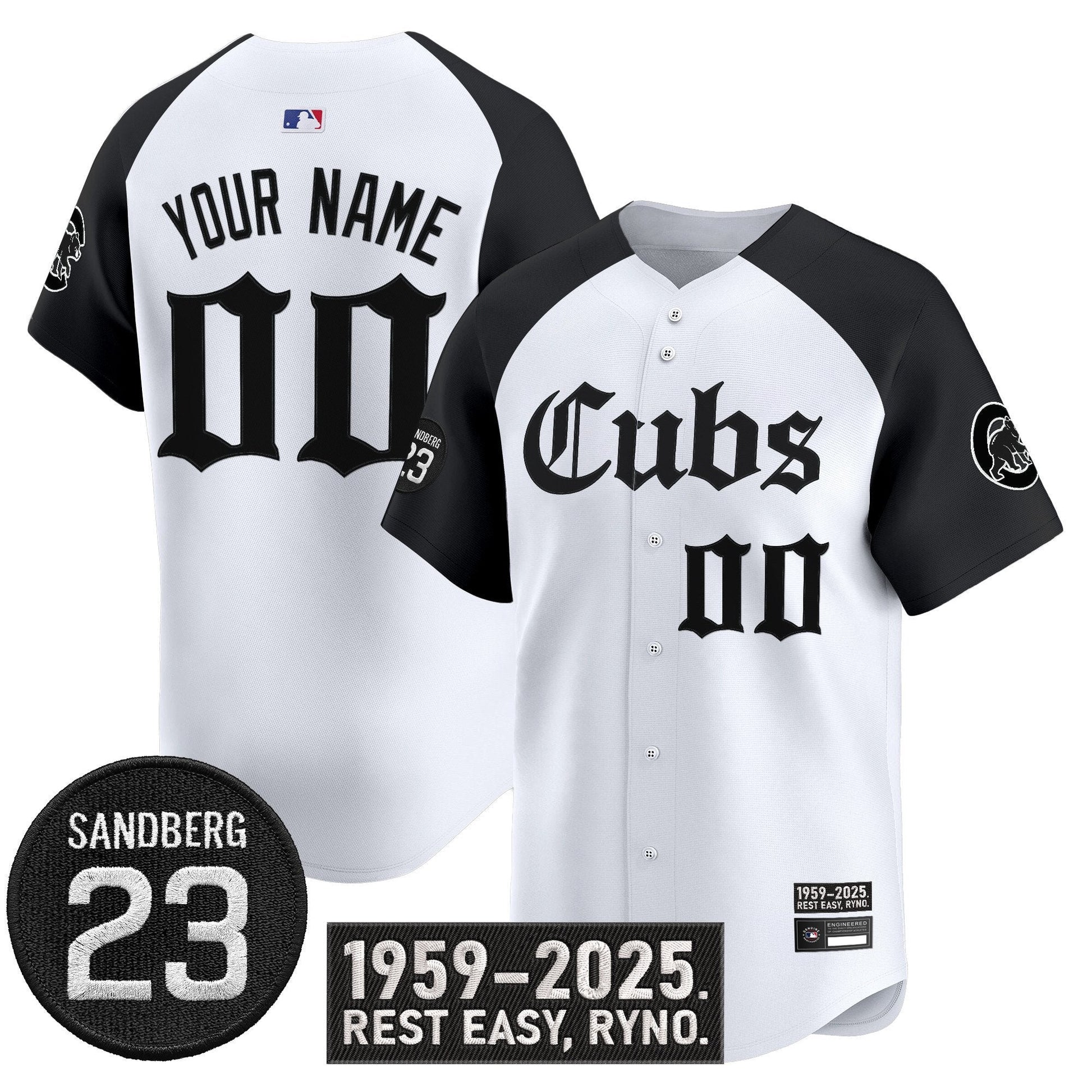 Chicago Cubs 'Ryne Sandberg Tribute' Vapor Premier Limited Custom Jersey - All Stitched
