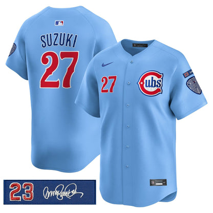 Men's Chicago Cubs 'Ryne Sandberg Tribute' Vapor Premier Limited Jersey V3 - All Stitched
