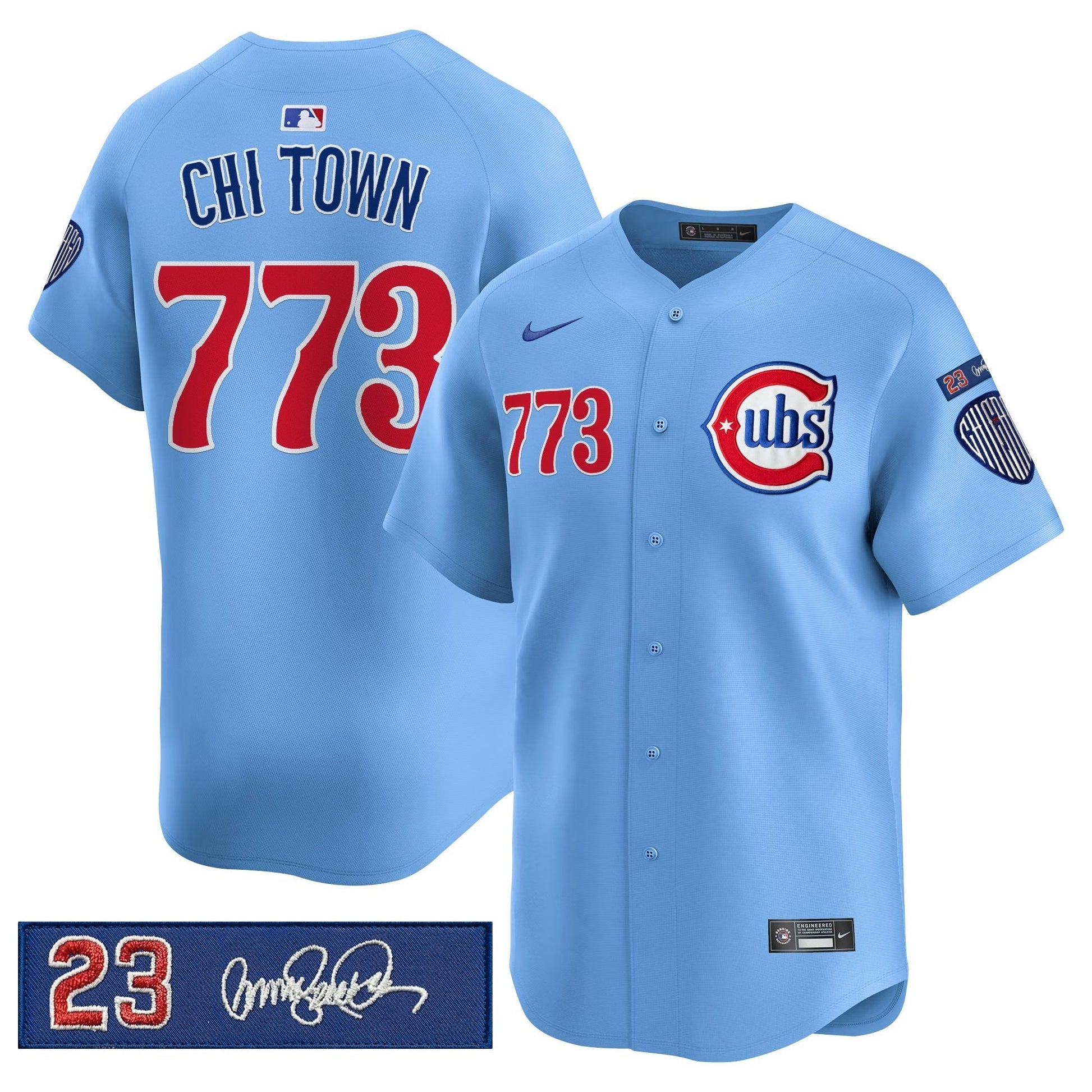 Men's Chicago Cubs 'Ryne Sandberg Tribute' Vapor Premier Limited Jersey V3 - All Stitched