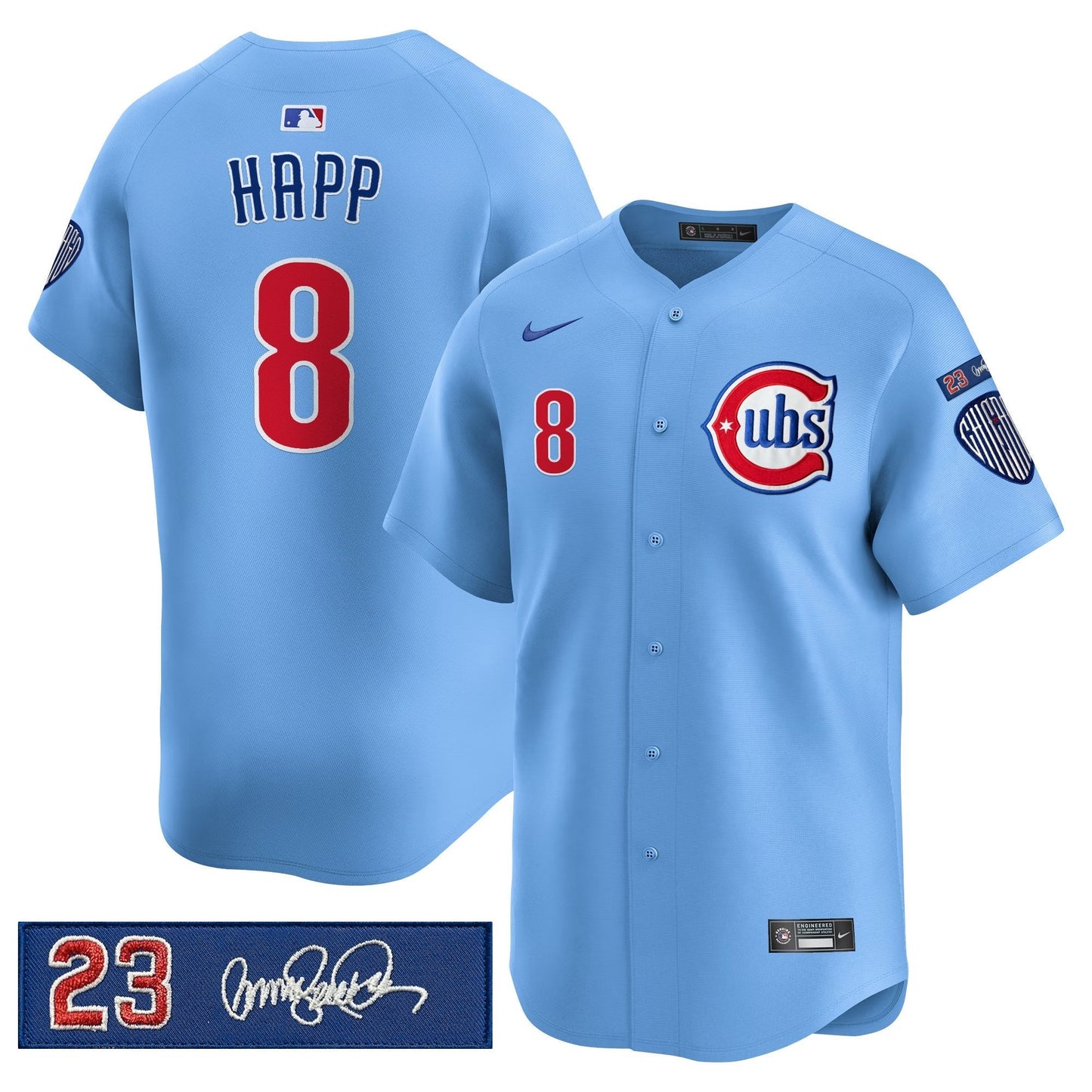 Men's Chicago Cubs 'Ryne Sandberg Tribute' Vapor Premier Limited Jersey V3 - All Stitched