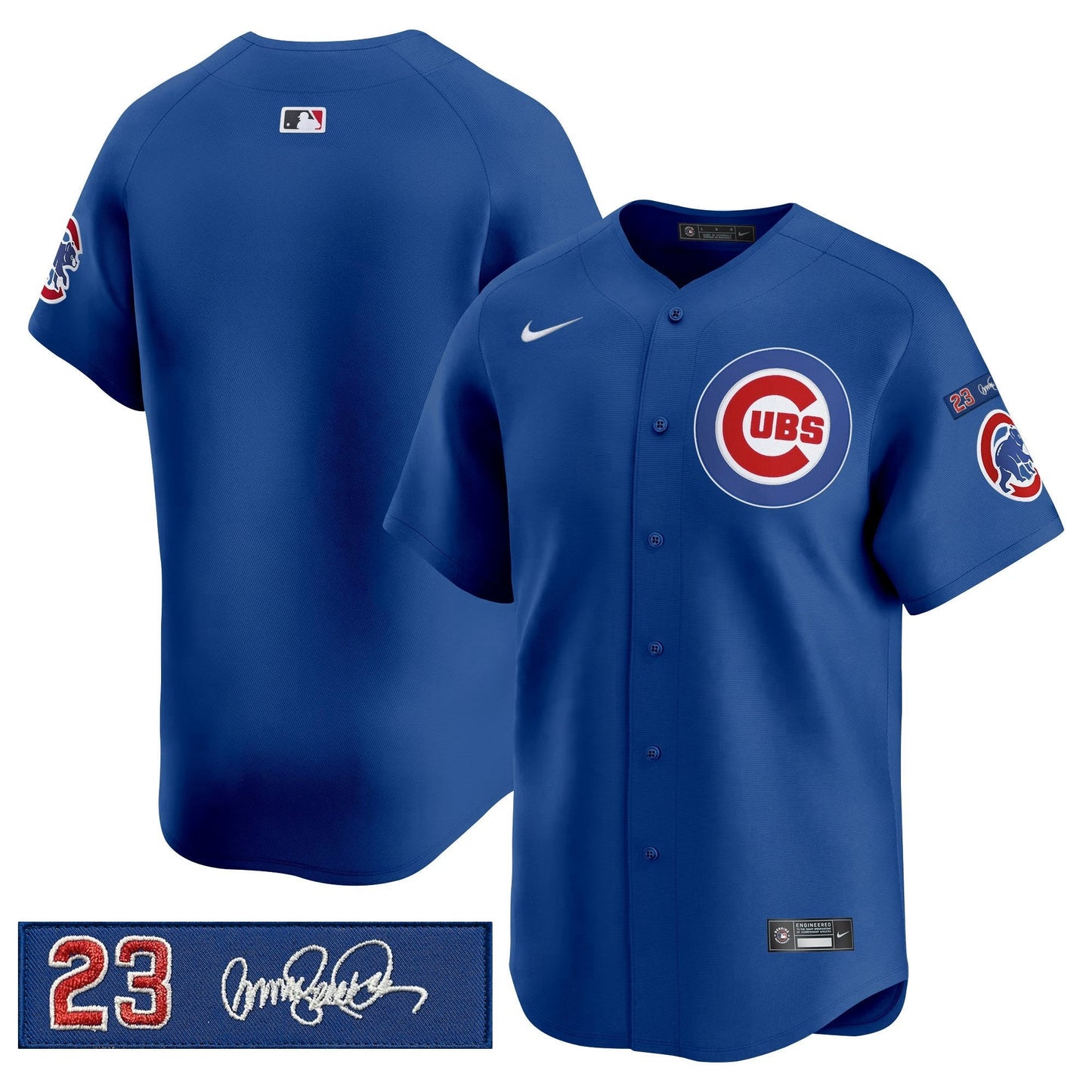 Men's Chicago Cubs 'Ryne Sandberg Tribute' Vapor Premier Limited Jersey V3 - All Stitched