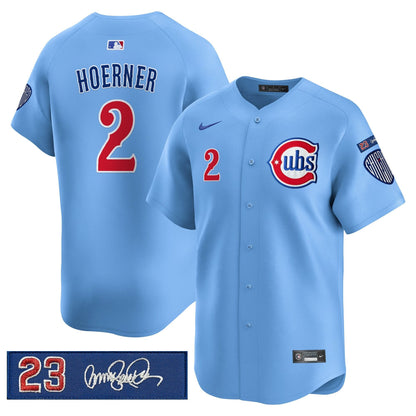 Men's Chicago Cubs 'Ryne Sandberg Tribute' Vapor Premier Limited Jersey V3 - All Stitched