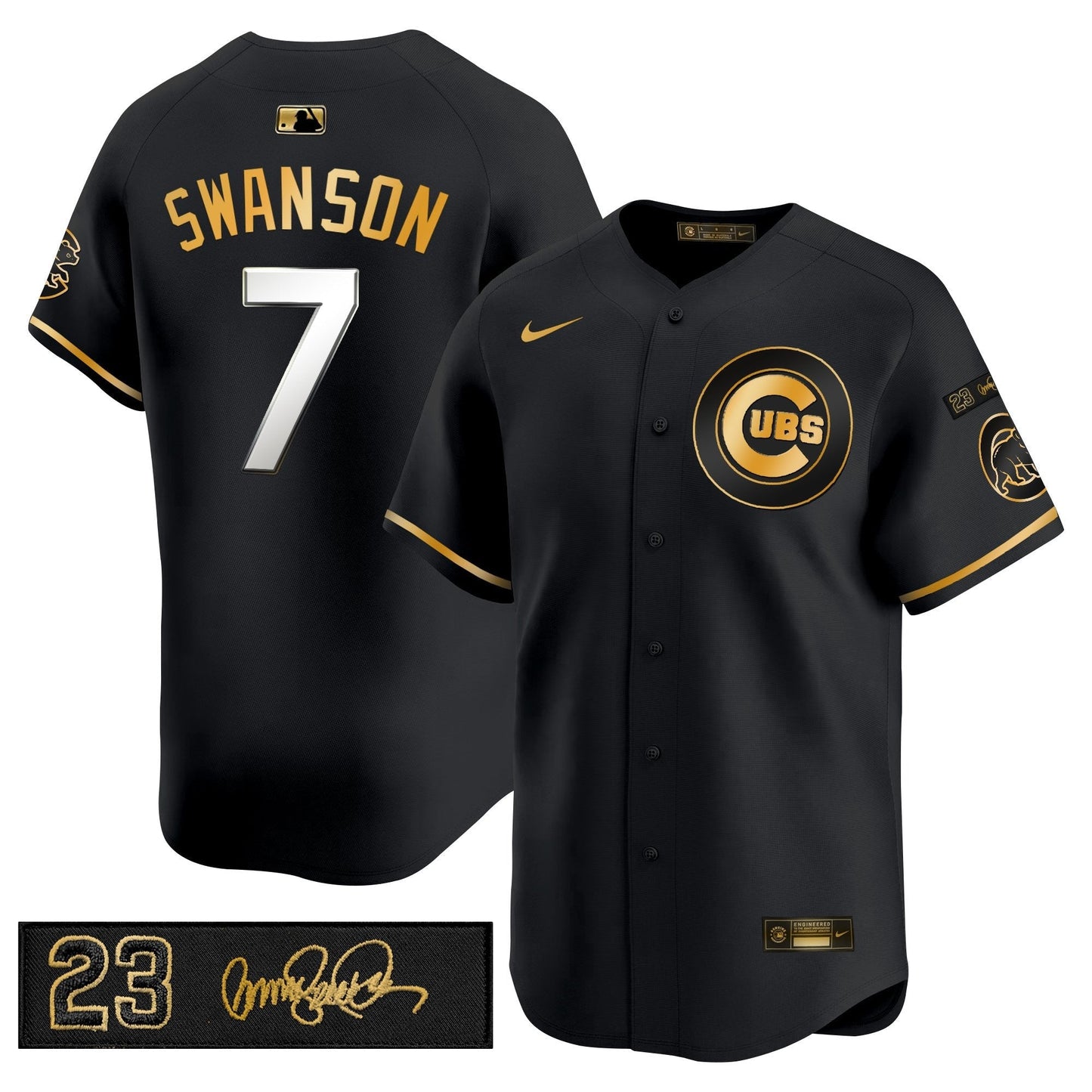 Men's Chicago Cubs 'Ryne Sandberg Tribute' Vapor Premier Limited Jersey V3 - All Stitched