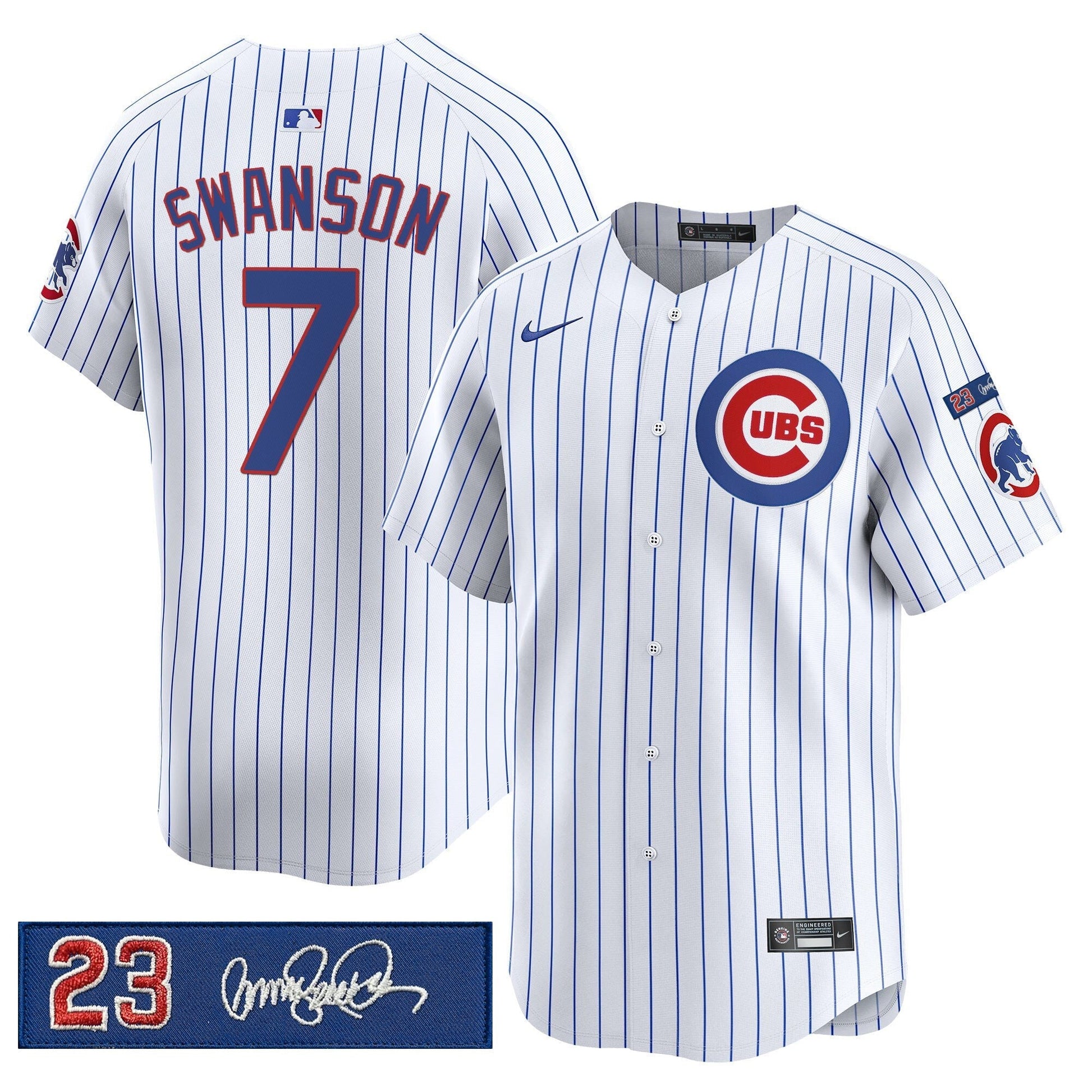 Men's Chicago Cubs 'Ryne Sandberg Tribute' Vapor Premier Limited Jersey V3 - All Stitched