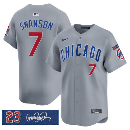 Men's Chicago Cubs 'Ryne Sandberg Tribute' Vapor Premier Limited Jersey V3 - All Stitched