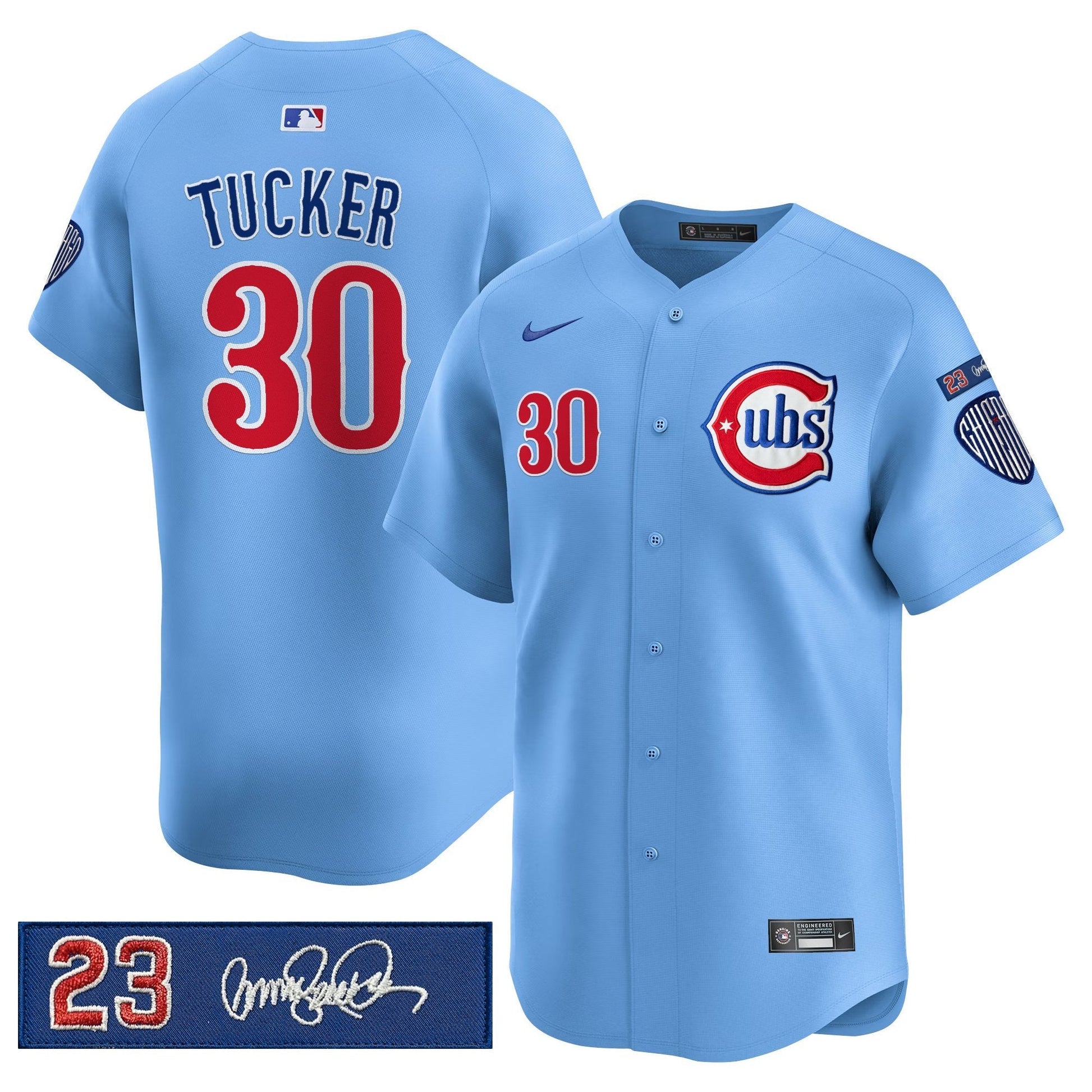 Men's Chicago Cubs 'Ryne Sandberg Tribute' Vapor Premier Limited Jersey V3 - All Stitched