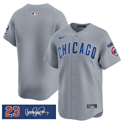 Men's Chicago Cubs 'Ryne Sandberg Tribute' Vapor Premier Limited Jersey V3 - All Stitched
