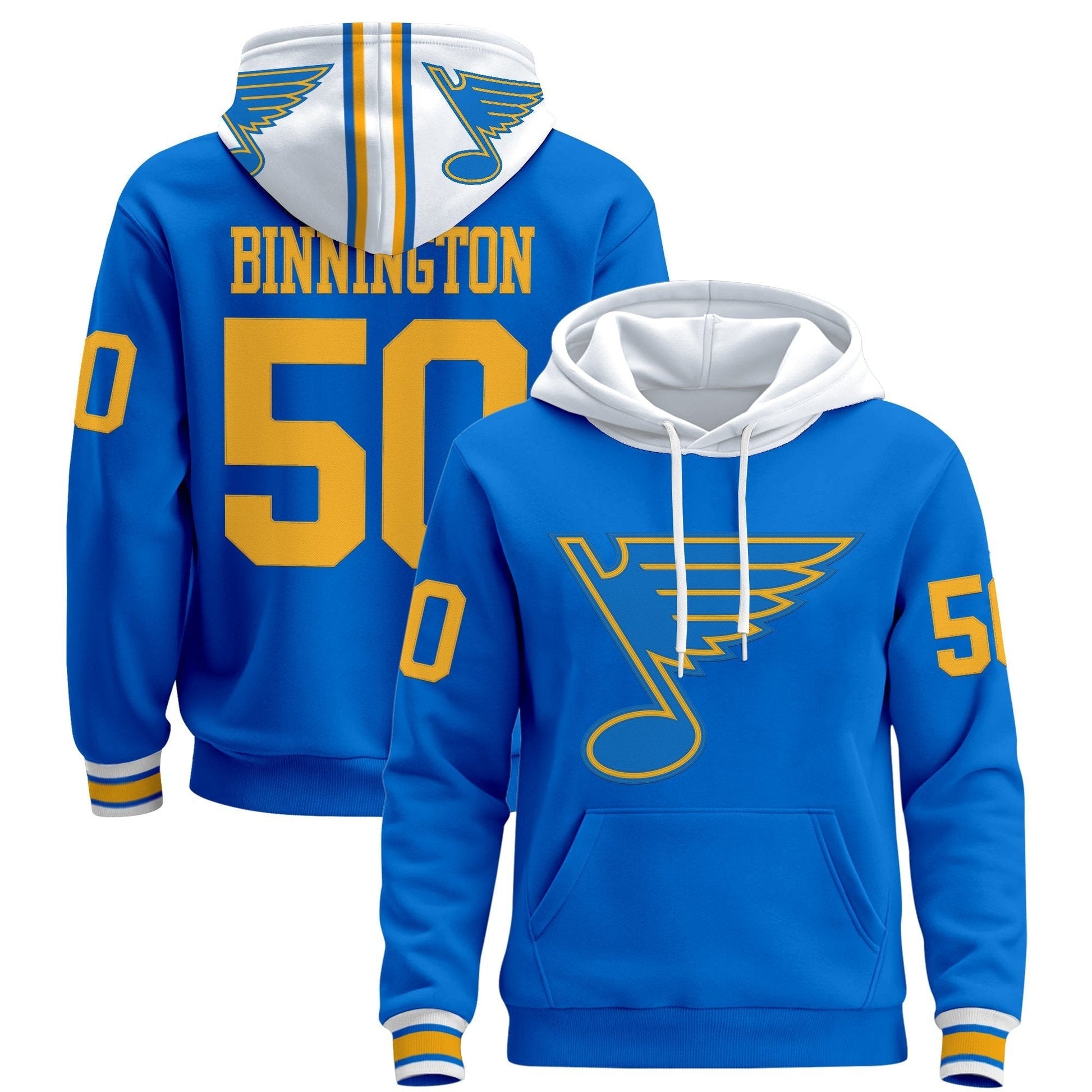 Men's St. Louis Blues 2025/26 Premium Pullover Hoodie - All Stitched