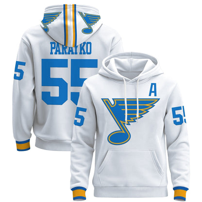 Men's St. Louis Blues 2025/26 Premium Pullover Hoodie - All Stitched