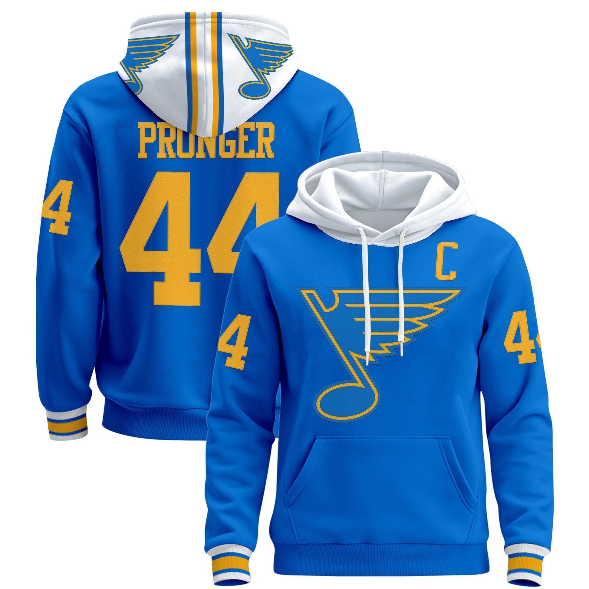 Men's St. Louis Blues 2025/26 Premium Pullover Hoodie - All Stitched