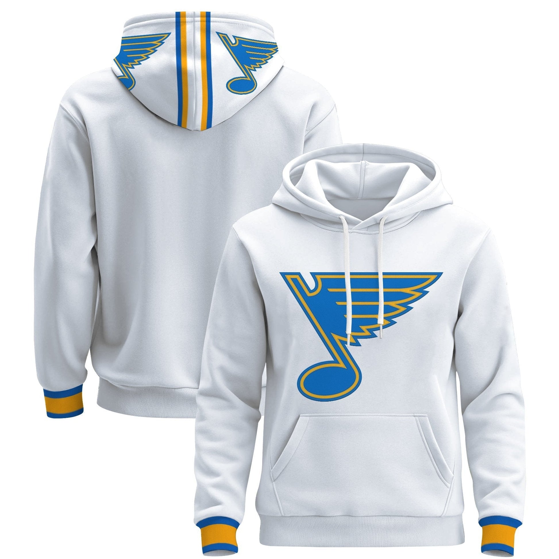 Men's St. Louis Blues 2025/26 Premium Pullover Hoodie - All Stitched