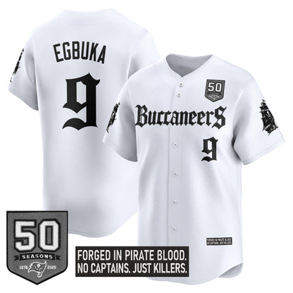 Men's Tampa Bay Buccaneers 'Gothic Pirate Shadows Edition' Vapor Baseball Jersey - All Stitched