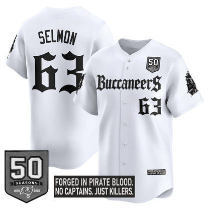 Men's Tampa Bay Buccaneers 'Gothic Pirate Shadows Edition' Vapor Baseball Jersey - All Stitched