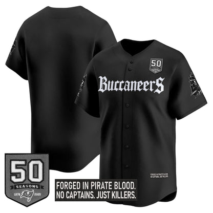 Men's Tampa Bay Buccaneers 'Gothic Pirate Shadows Edition' Vapor Baseball Jersey - All Stitched