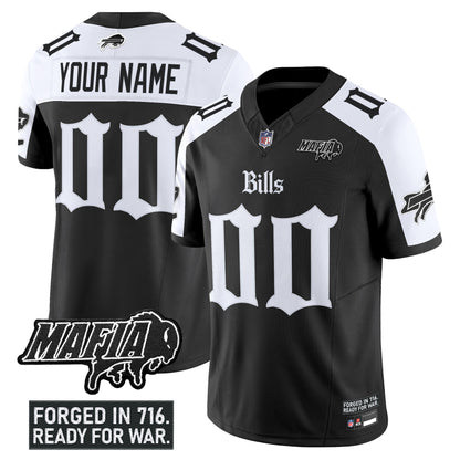 Buffalo Bills 'Gothic Cold Front Edition' Vapor Limited Custom Jersey V2 - All Stitched